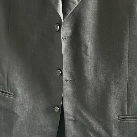 Men's Louis Roth Suit Jacket | 42L Suit Jacket | 42L | Dark Gray Suit Jacket - Picture 3 of 10
